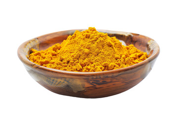 a bowl of yellow powder