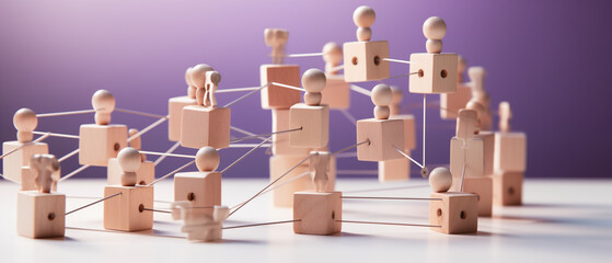 Wooden Figures in Complex Network