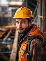 Sticker - Construction worker on site