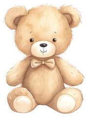 Sticker - PNG Teddy bear drawing cute toy