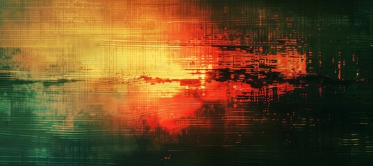 Dark grunge  glitch background. Screen TV error screen damage distortion. Generative AI technology.	
