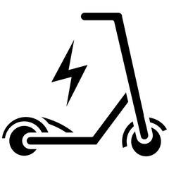 Canvas Print - Micromobility vector icon. Can be used for Battery and Power iconset.