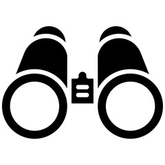 Sticker - Binocular vector icon. Can be used for Archery iconset.