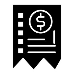 Sticker - Dollar Bill vector icon. Can be used for Trading iconset.