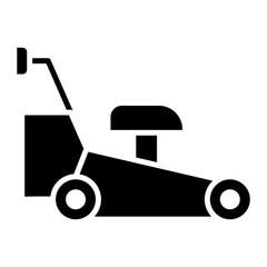 Canvas Print - Lawn Mower vector icon. Can be used for Home Improvements iconset.