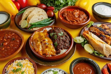 Canvas Print - Food market stall