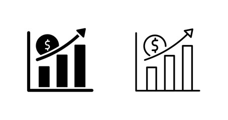 Sticker - Bars Vector Icon