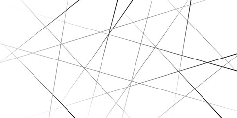 Chaotic abstract line seamless pattern. Random geometric line seamless pattern. Abstract background with random black lines
