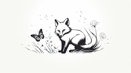 Sticker - fox