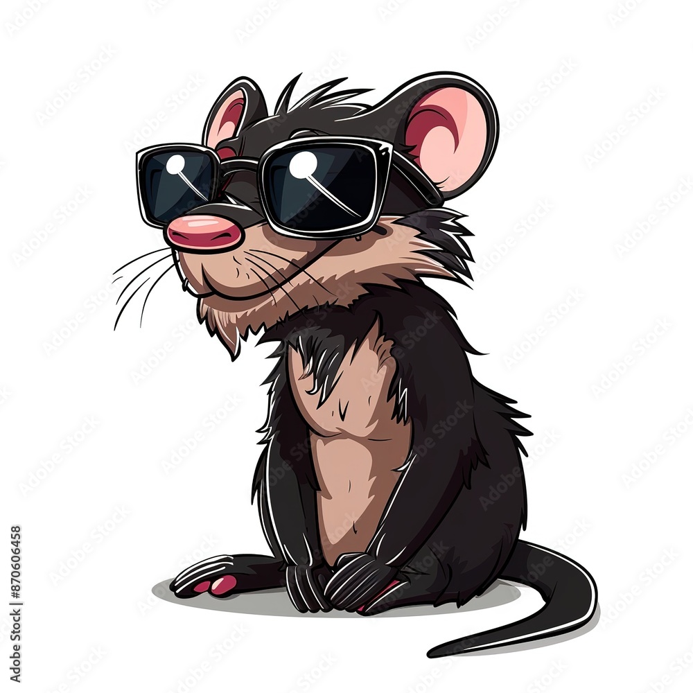 Tasmanian Devil Casual Chic cartoon isolated whitebackground Stock ...