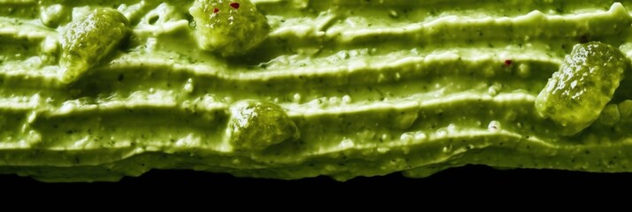 Canvas Print - Green Guacamole with Red Pepper and Lime