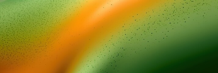 Canvas Print - Abstract Gradient with Green and Orange Colors, Close-up of an orange green surface