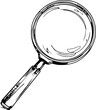 © Larisa - Magnifying glass drawing clipart design illustration