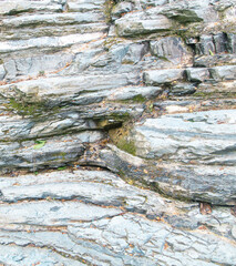 Sticker - Layers of rock as an abstract background. Texture