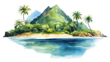 Sticker - PNG Island landscape outdoors tropical