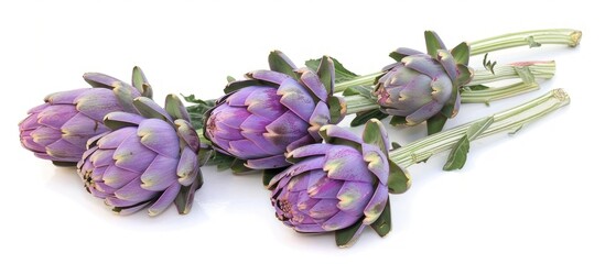 Wall Mural - Purple Artichokes Still Life