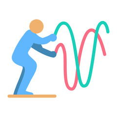 Sticker - Battle Rope Icon