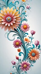 Wall Mural - Floral Arrangements