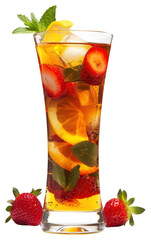 Canvas Print - Refreshing fruit iced tea