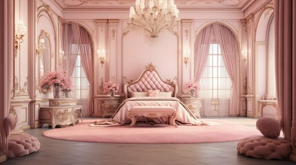 Wall Mural - velvet luxury pink