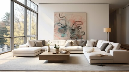 Wall Mural - contemporary interior design architecture