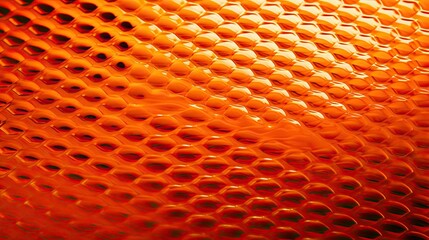 Poster - weave carbon fiber background orange