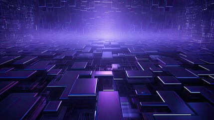 Sticker - vibrant purple technology background