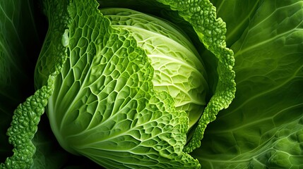 Poster - leaf natural cabbage vegetable