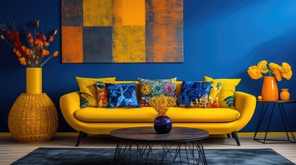 Wall Mural - bold room interior wall