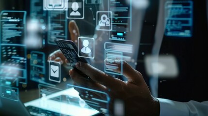 Digital Interface Interaction on a Smartphone