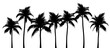 © Rawpixel.com - PNG Palm trees silhouette outdoors nature
