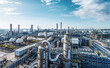© zhao dongfang - Chemical plant refinery industrial equipment background. Business Finance and Industry