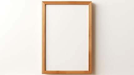 Poster - design light brown picture frame