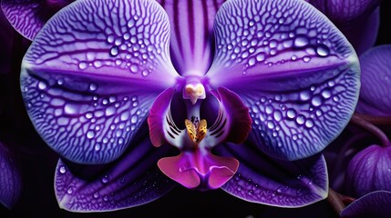 Poster - orchid purple