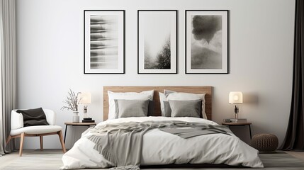 Canvas Print - framed interior design wall art