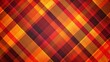 © Anna - Seamless plaid pattern in vibrant autumn colors of red, orange, and yellow, ideal for seasonal designs and cozy textiles