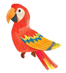 Sticker - Parrot png cute animal, transparent background