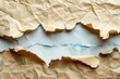 © Ольга Лукьяненко - space for text between two torn paper sheets. ai generative