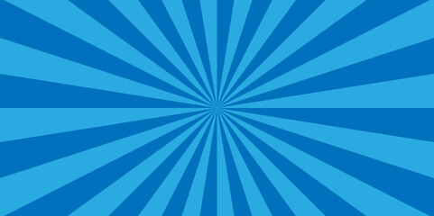 Wall Mural - abstract blue ray and sunburst vector illustration sunlight beam burst background