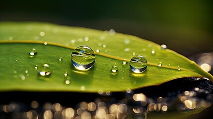 Poster - leaf droplet oil