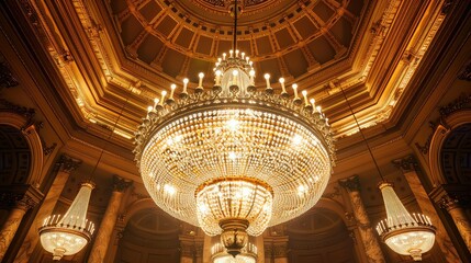 Wall Mural - crystal ceiling light