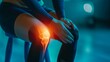 © pinkrabbit - athlete or spot people  having knee injury due to ligament inflammation, knee pain due to exercise, massage, muscle relaxation, rheumatoid arthritis, gait disturbance, rheumatoid arthritis
