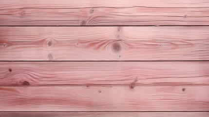 Wall Mural - faded pink wood planks