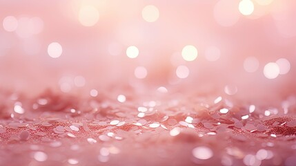 Wall Mural - dreamy light pink glitter background