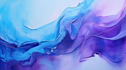 Poster - swirl blue and purple abstract