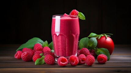 Canvas Print - nutritious food raspberry fruit