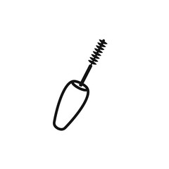 Poster - Mascara brush icon vector set collection for web