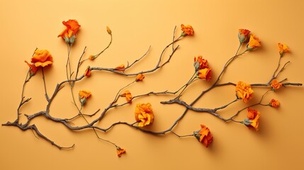 Wall Mural - cherry blossom on a branch