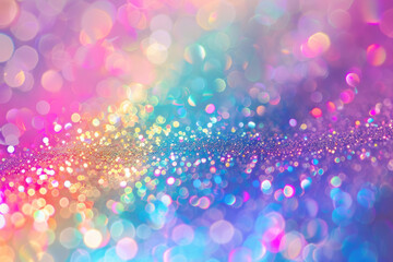 Wall Mural - vibrant abstract background with multicolored sparkling glitter