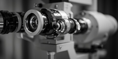 Wall Mural - A close-up shot of a camera on a tripod, ready to capture life's moments